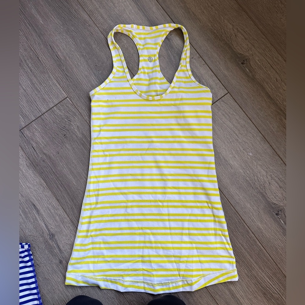 Lululemon striped racer
